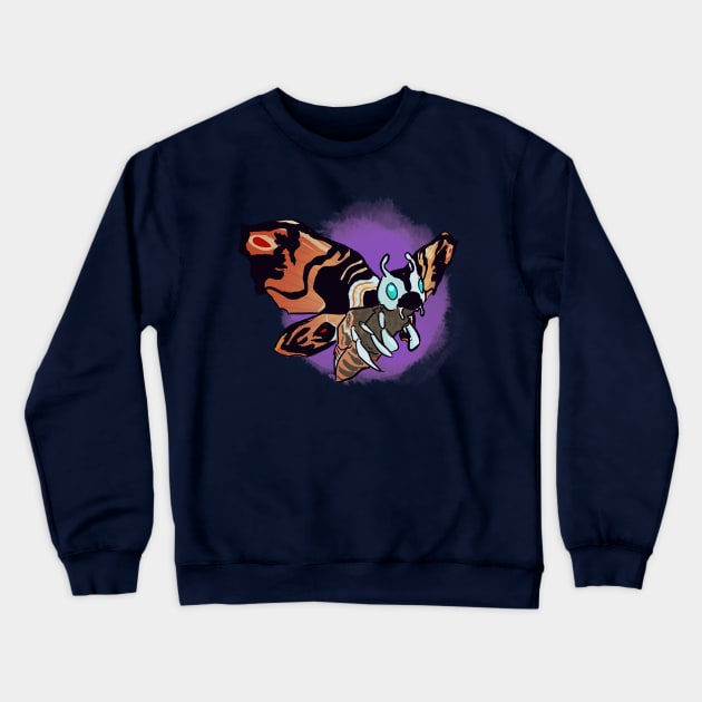 mothra Crewneck Sweatshirt by inkpocket